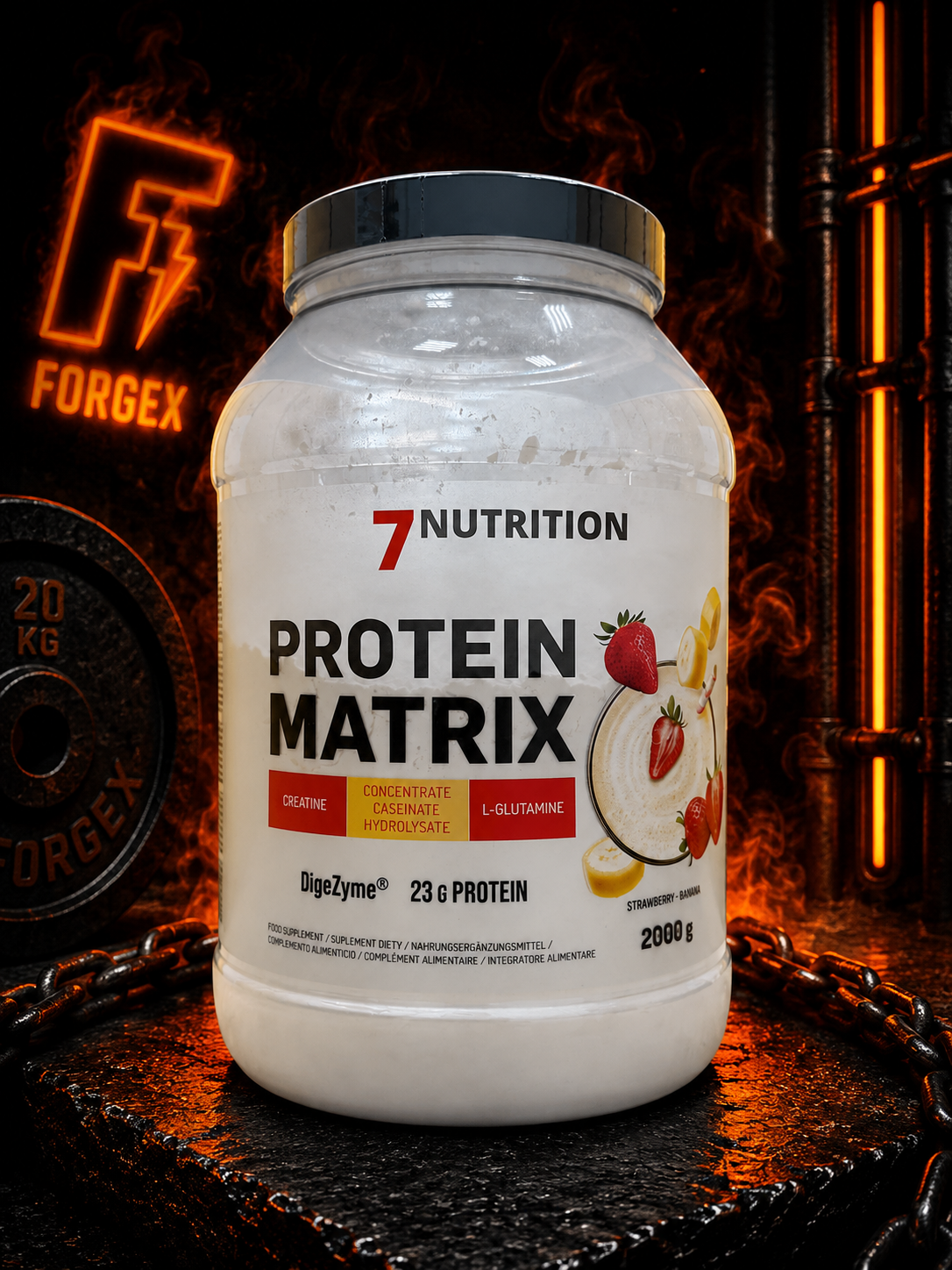 7Nutrition Protein Matrix — Клубнично-Банановый смузи