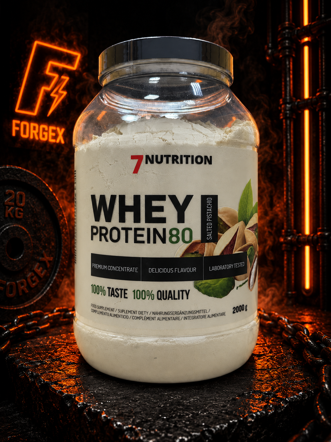 7nutrition Whey Protein 80 WPC Protein — Фисташка