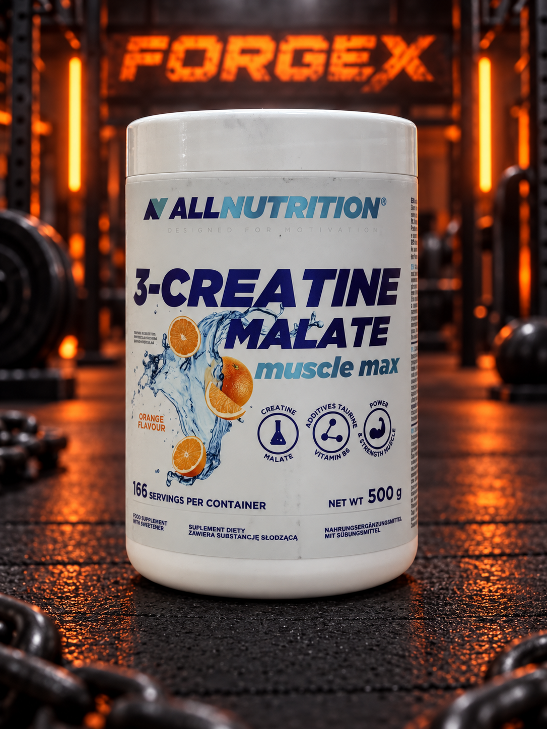 AllNutrition 3-Creatine Malate Muscle Max — 500 г — Апельсин