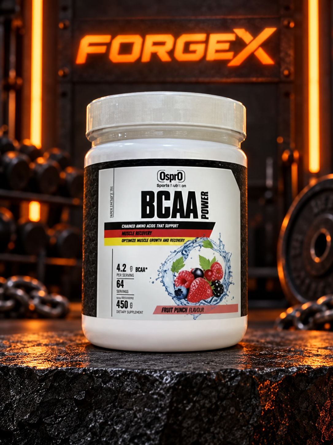 Ospro - BCAA 450g (Ягоды) — Ягоды