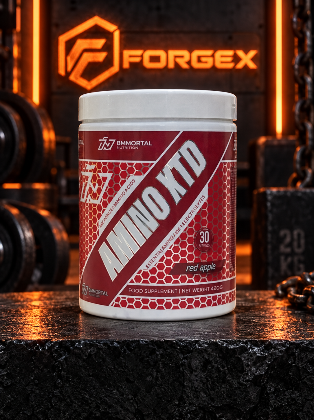 Immortal Nutrition AMINO XTD 450 г – Red Apple — Не указан