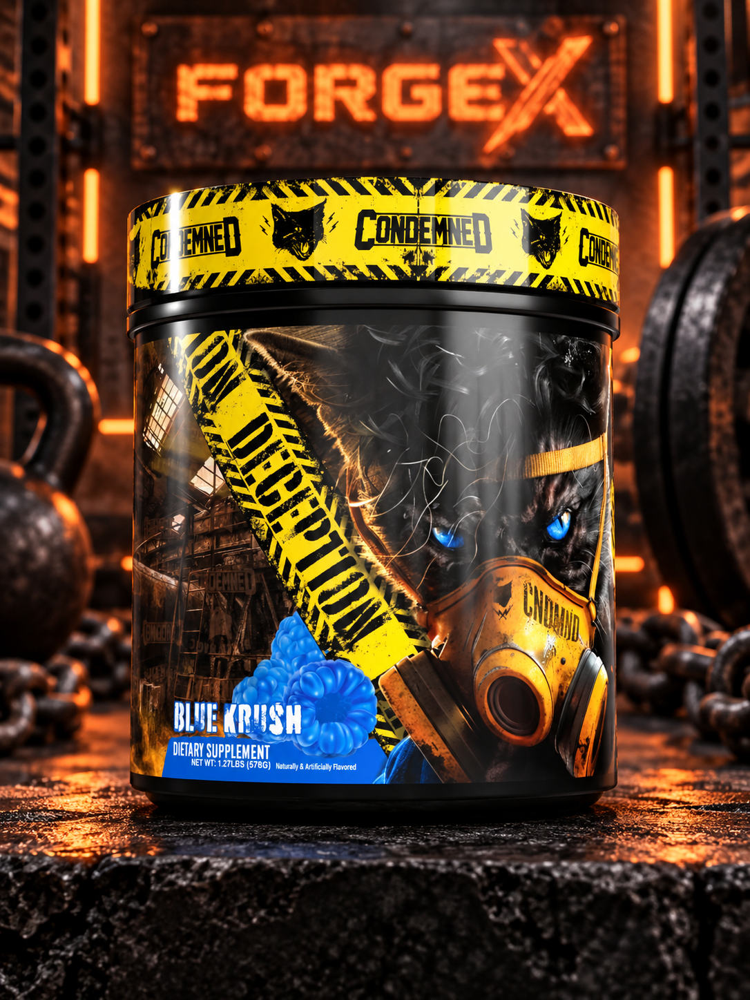 Condemned Labz x Black Magic Supply Deception 590 г — Голубая Малина