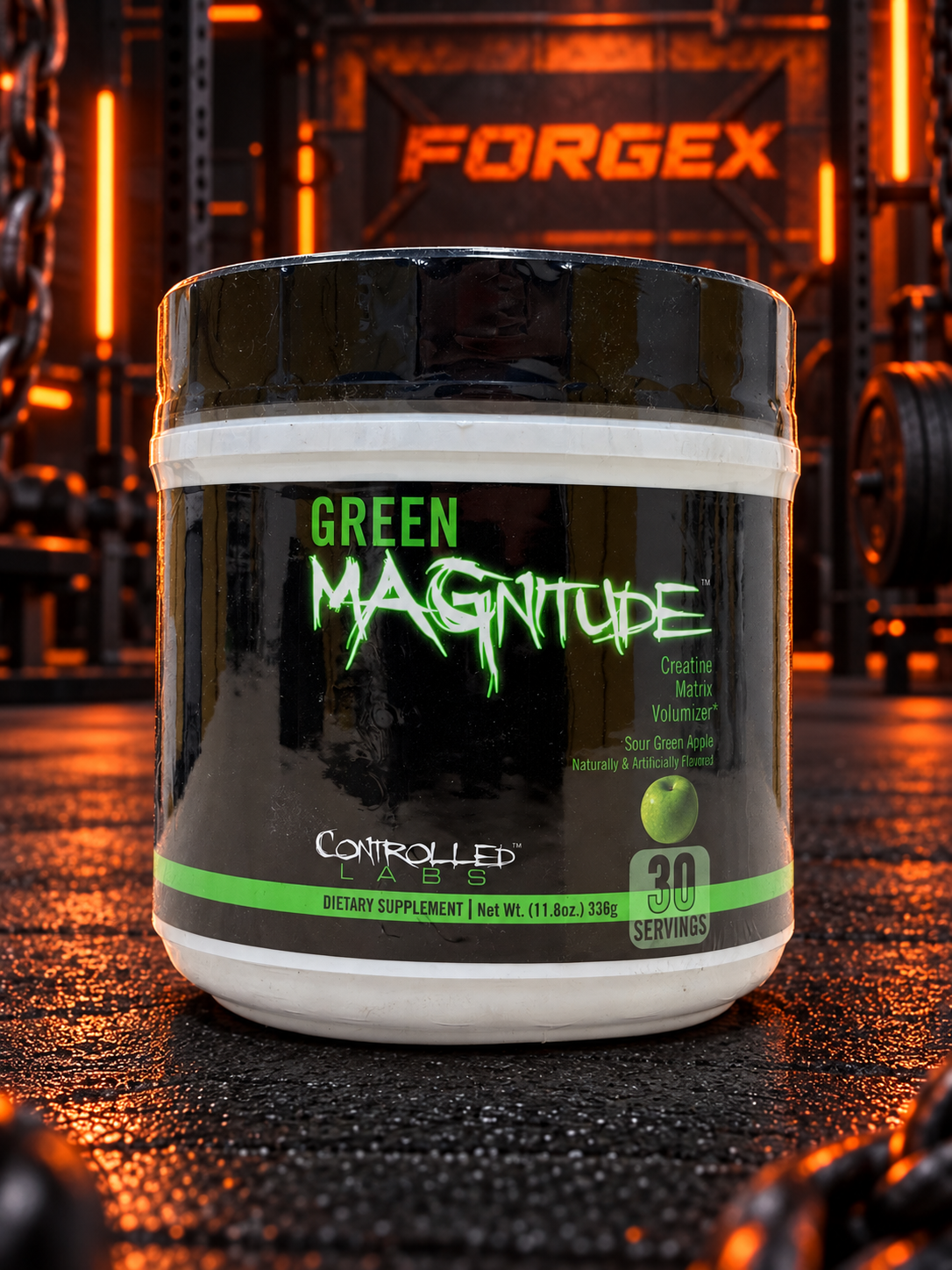 Controlled Labs Green Magnitude — 336 г — Кислое зелёное яблоко