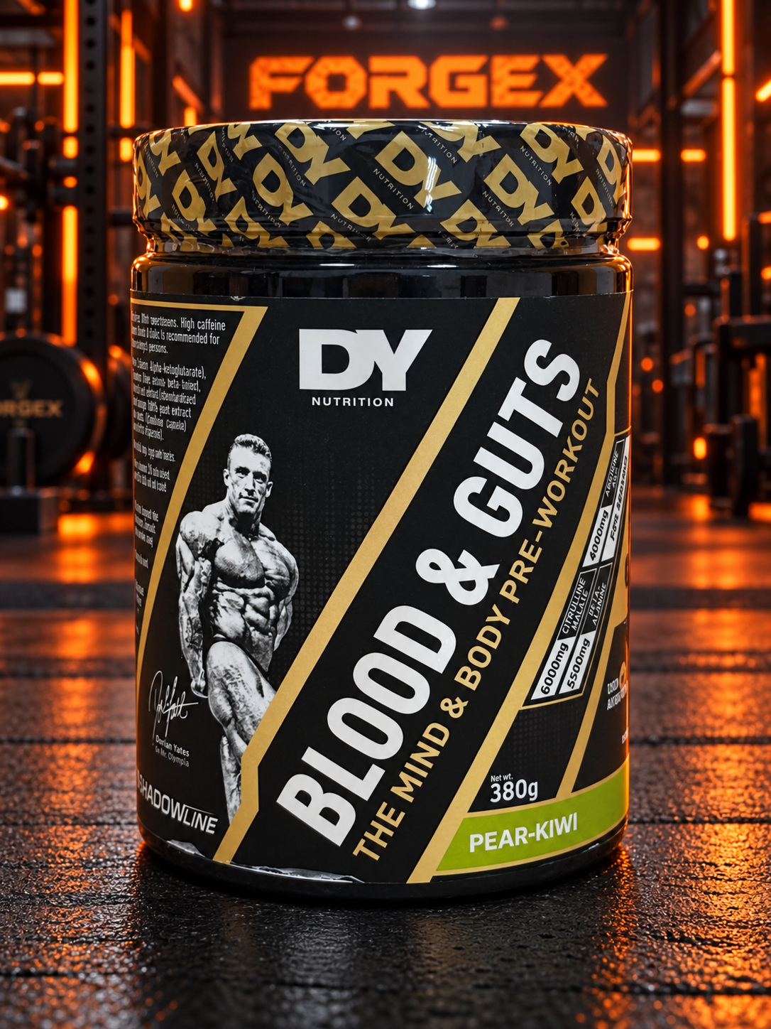 Dorian Yates Nutrition Blood & Guts — 380 г — Груша — киви