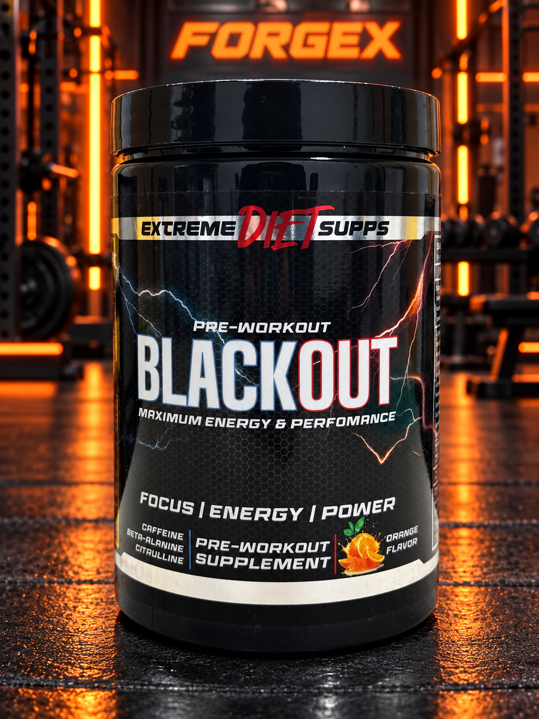 Extreme Diet Supps Blackout — Апельсин
