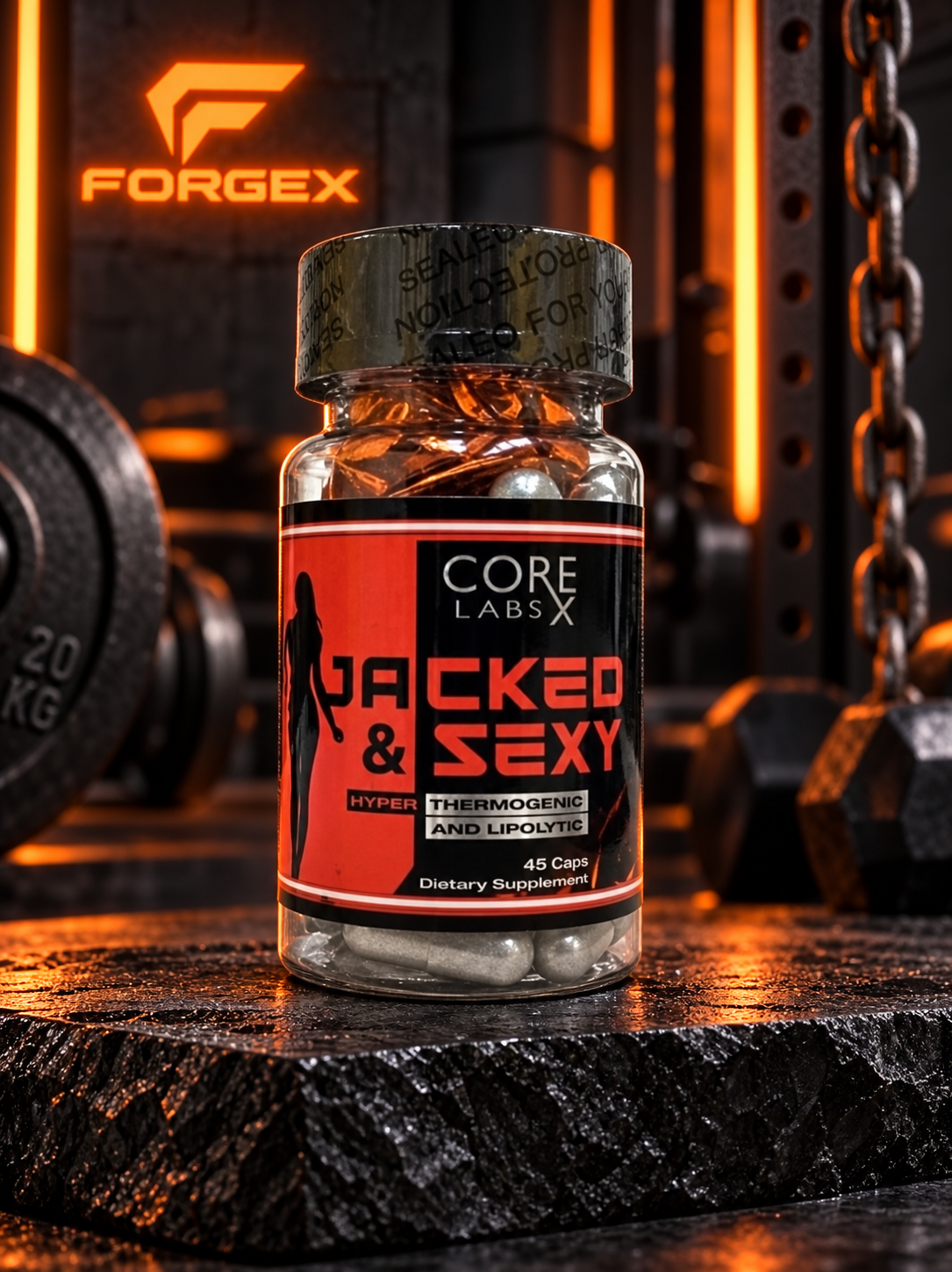 Core Labs X - Jacked &Sexy 45 caps 