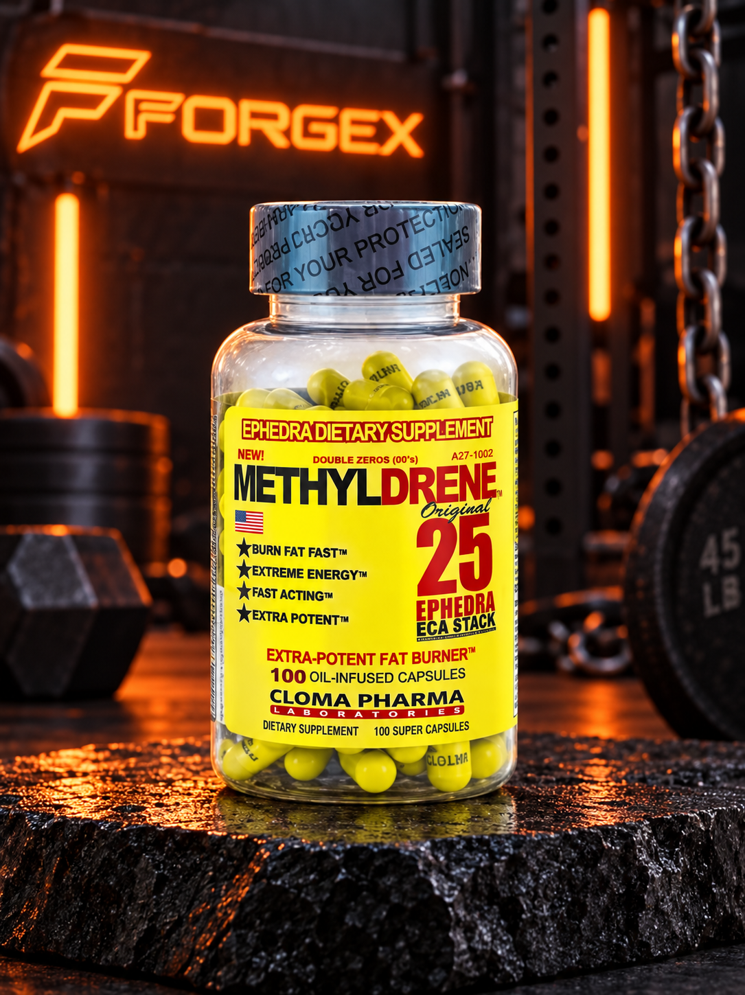 Cloma Pharma - Methyldrene 25 (100 caps) 