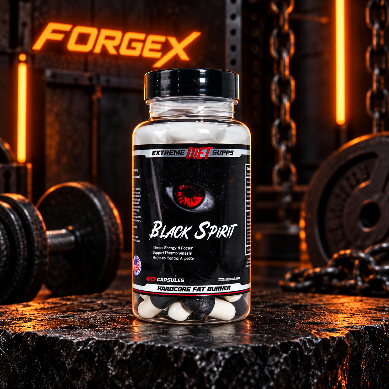 Extreme Diet Supps - Black Spirit 60 caps 