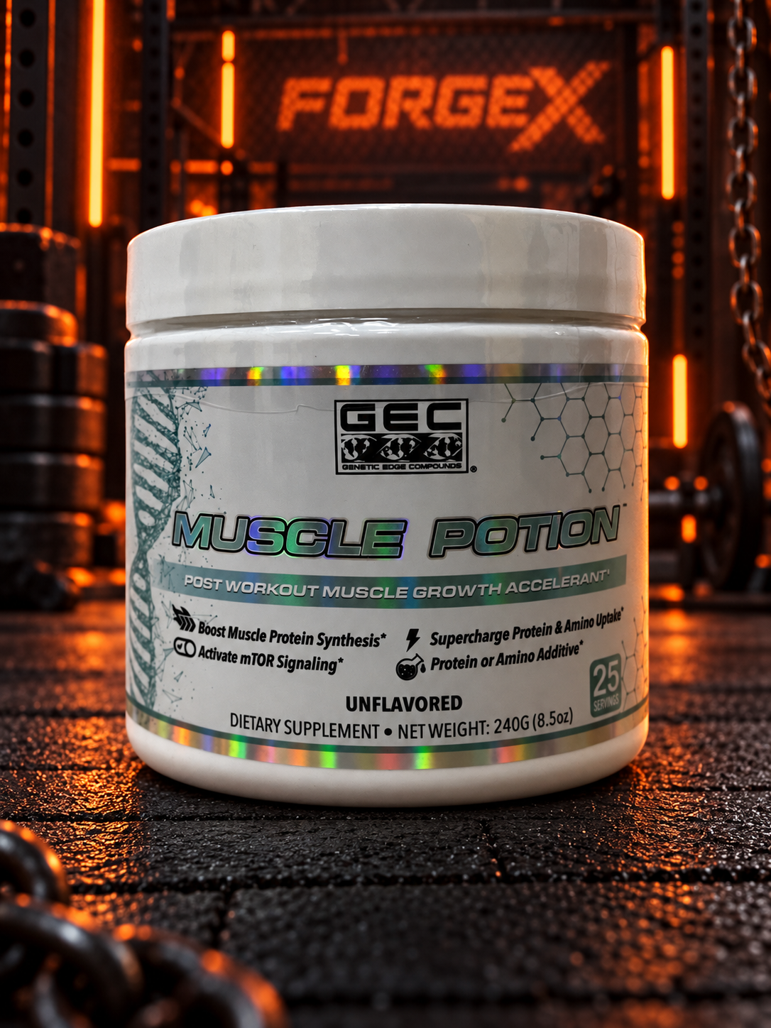 GEC Genetic Edge Compounds Muscle Potion — 240 г — Без вкуса