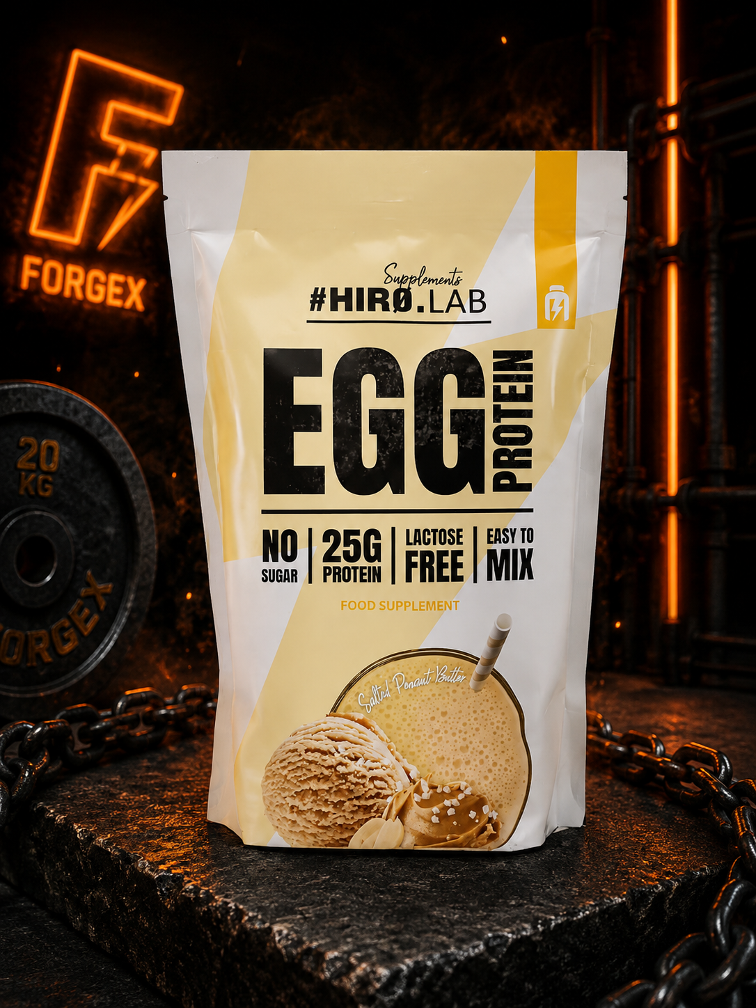 Hiro Labs — Egg Protein — Соленая Арахисовая Паста
