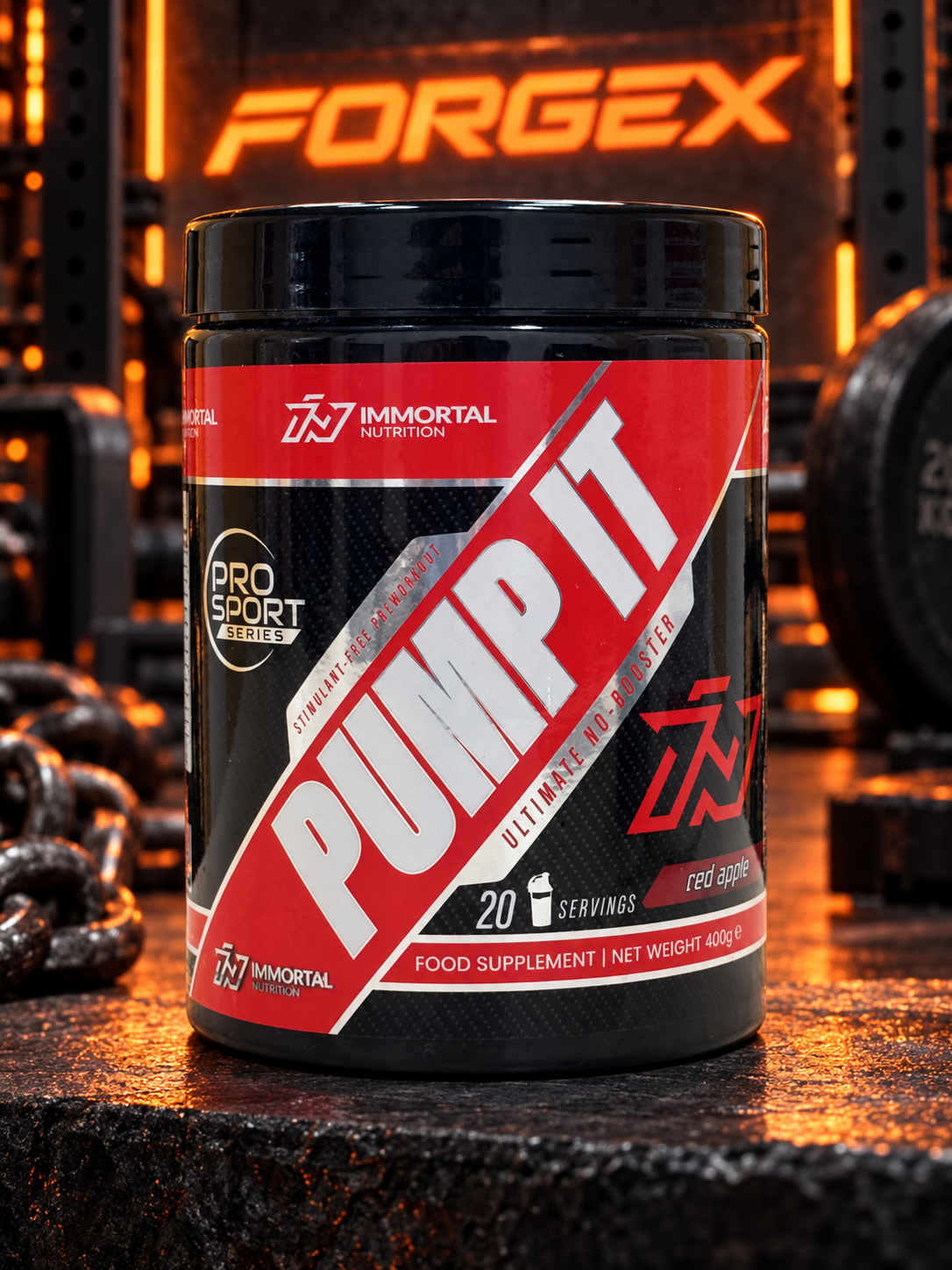 Immortal Nutrition PUMP IT — Красное яблоко