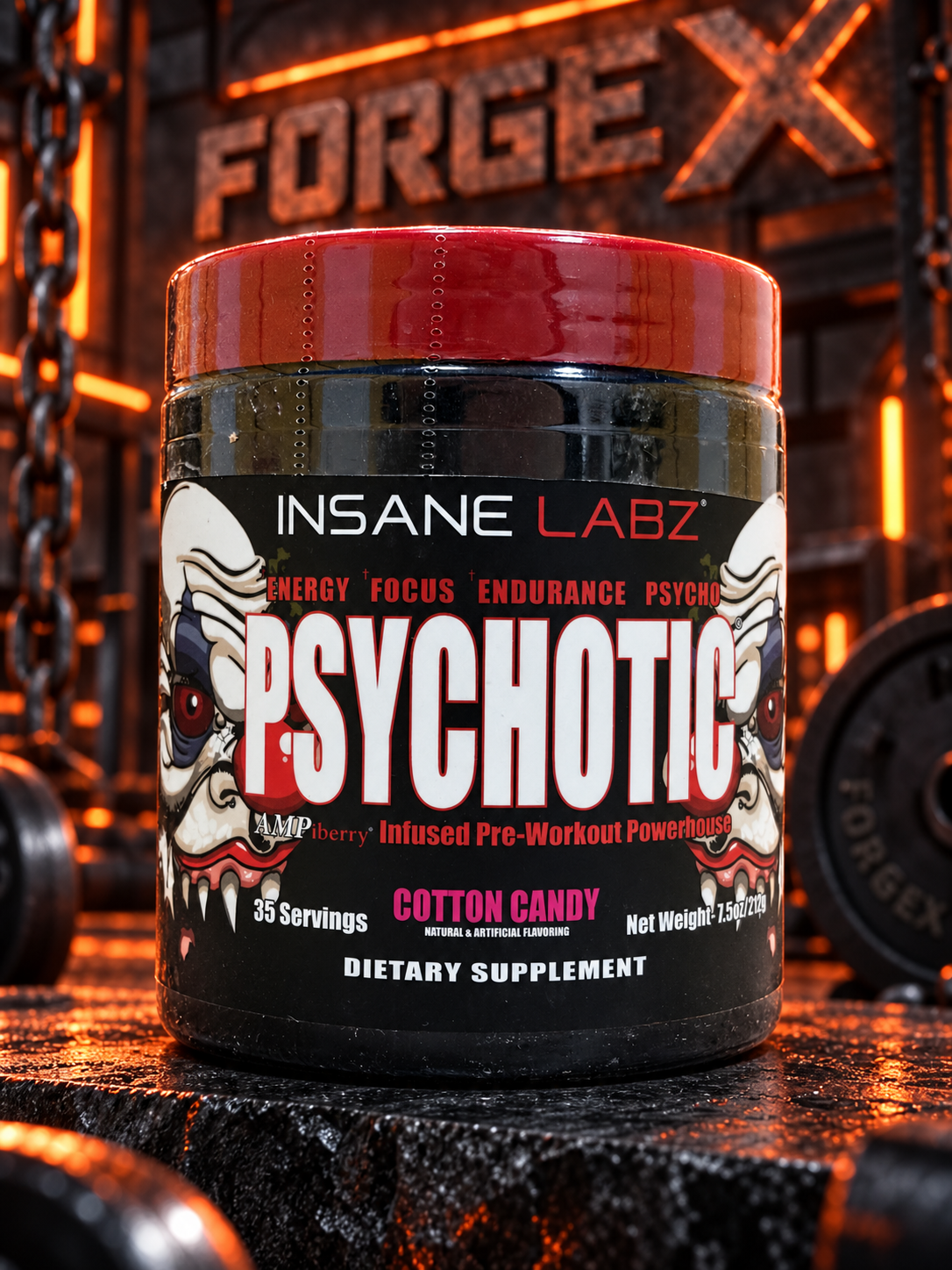 Insane Labz — Psychotic 35 порций — Сахарная вата