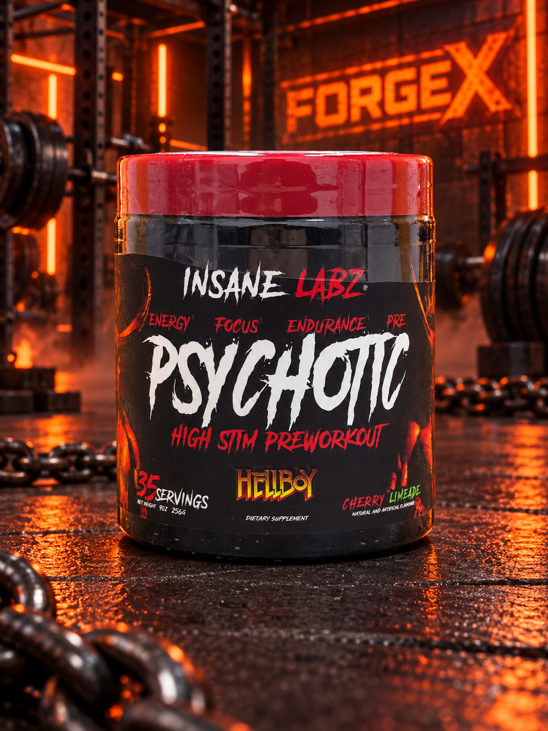 Psychotic Hellboy Edition от Insane Labz — Вишня — лайм