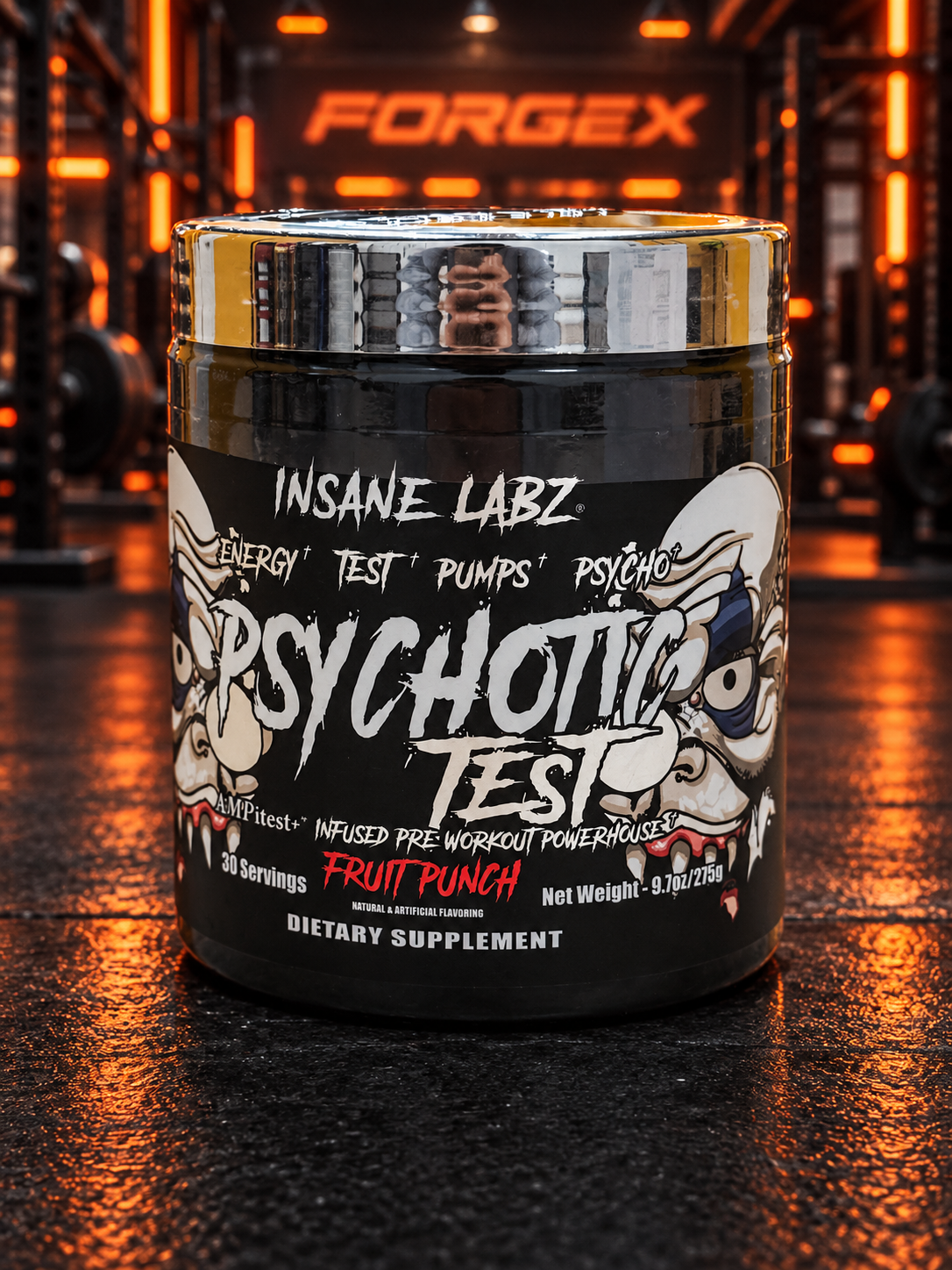 Insane Labz Psychotic Test — 276 г — Фруктовый пунш