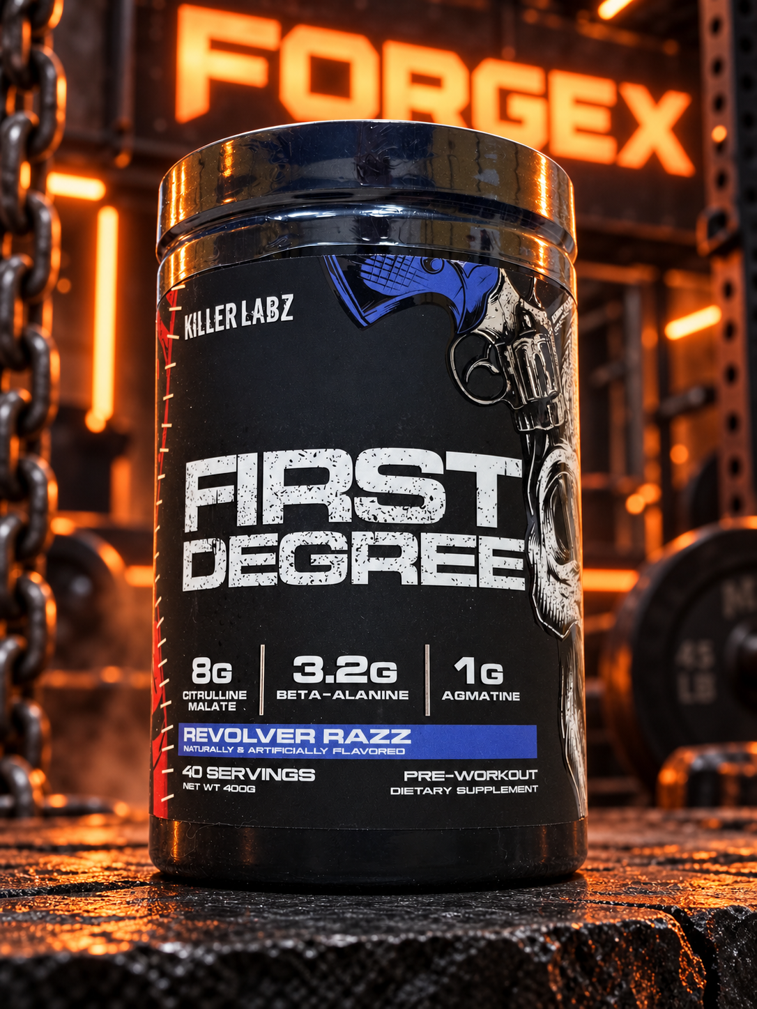 Killer Labz First Degree 400 г — Голубая малина