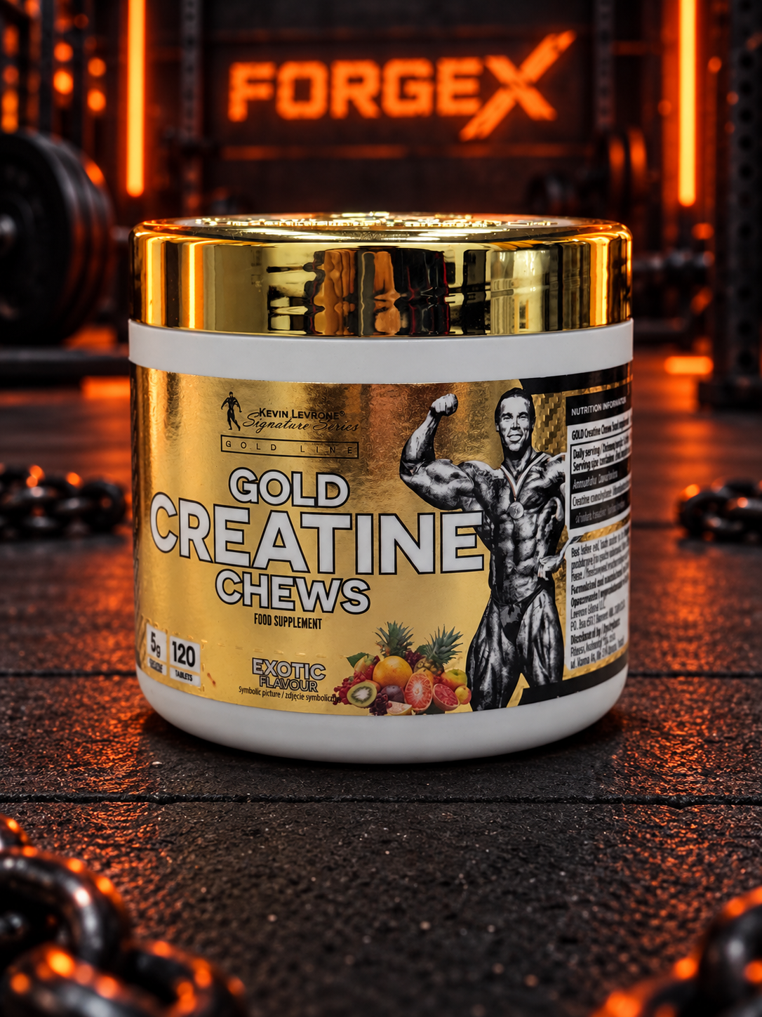 Kevin Levrone Gold Creatine Chews — 120 таблеток — Экзотик