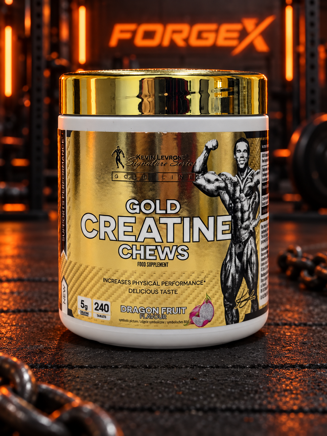 Kevin Levrone Gold Creatine Chews — 240 таблеток — Питайя