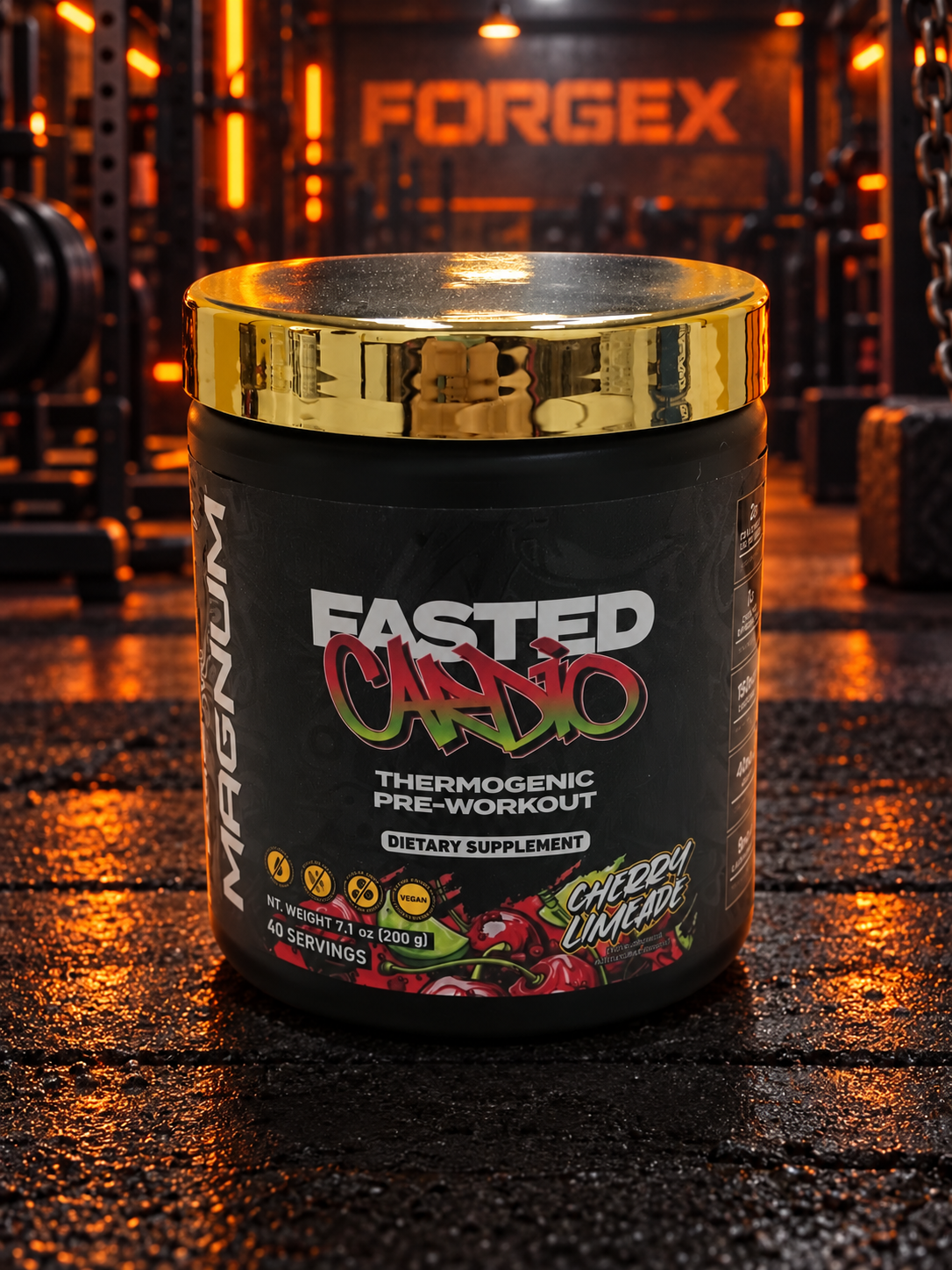 Magnum Fasted Cardio — 200 г — Вишня — лайм