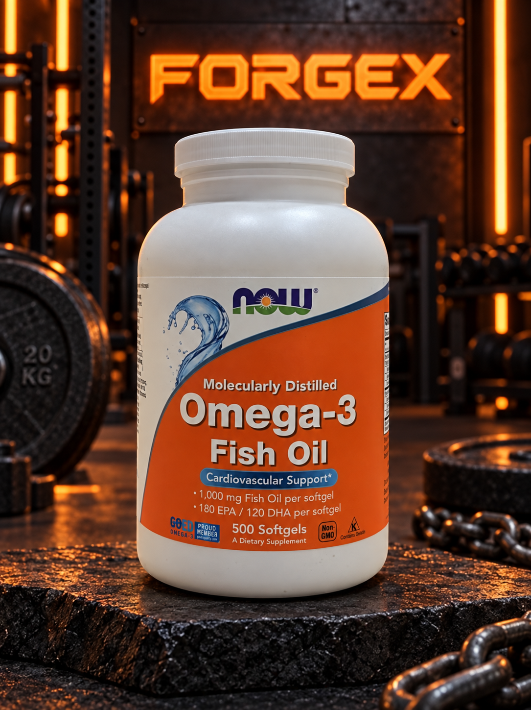 NOW Omega‑3 Fish Oil — Не указан