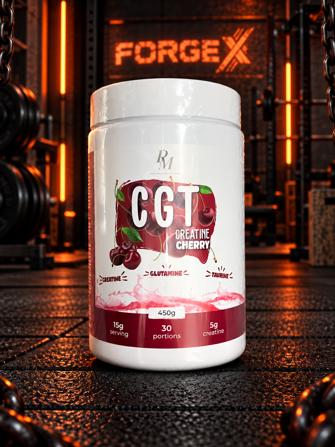 PM ORGANIC CGT Creatine — 450 г — Черная смородина