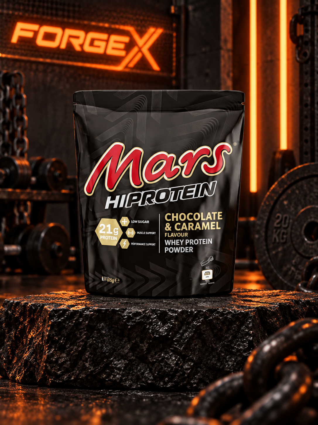 Hi Protein Powder - Mars 875г — Шоколад и карамель
