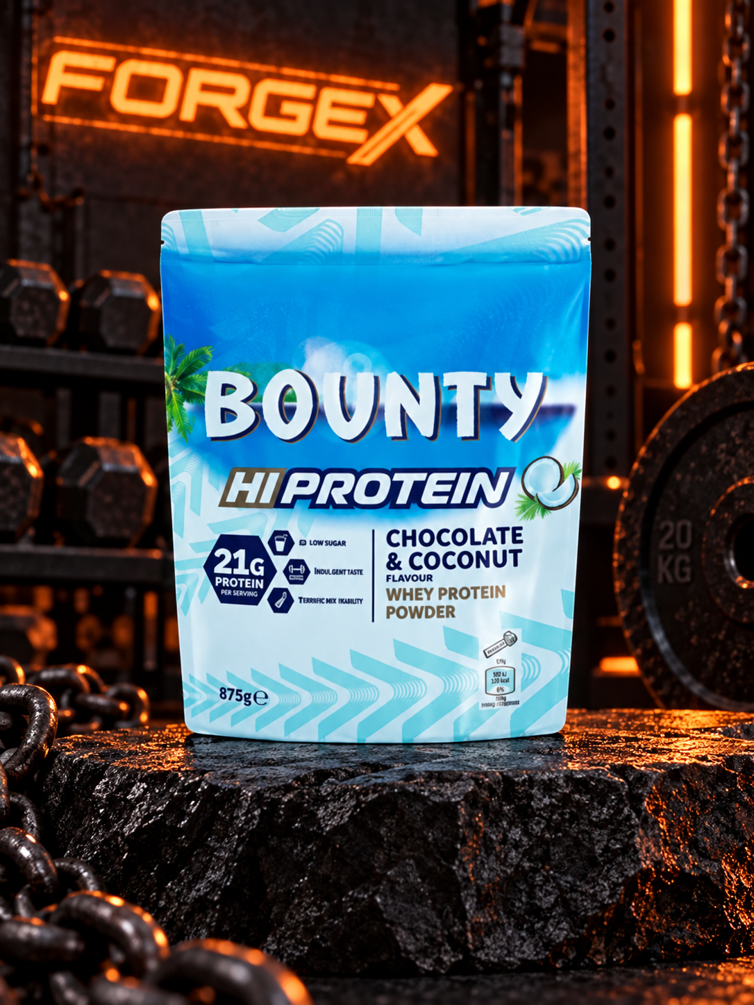 Hi Protein Powder - Bounty 875г — Шоколад и кокос