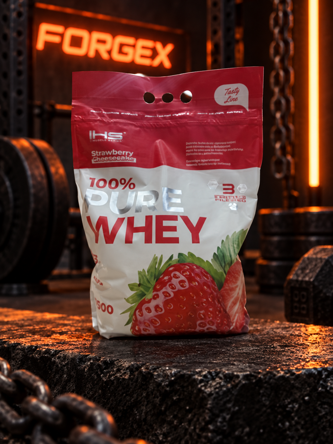 IHS Iron Horse Series – PURE WHEY — Клубника