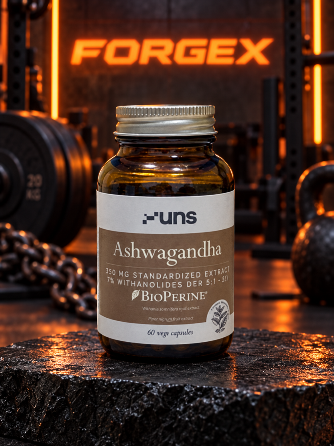 UNS Ashwagandha + Bioperine — Не указан