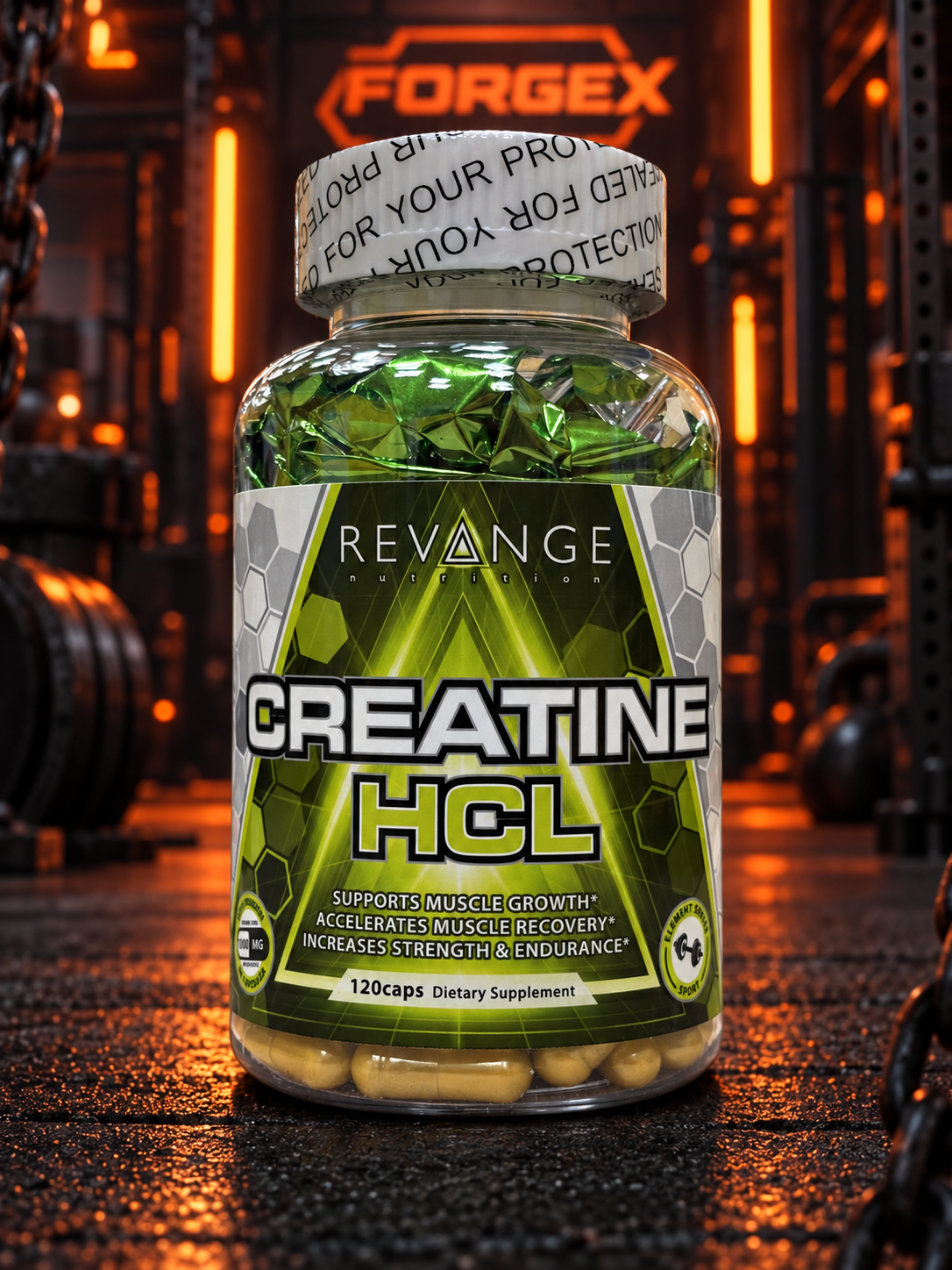 Revange Nutrition Creatine HCL — 120 капсул — Не применяется (капсулы)