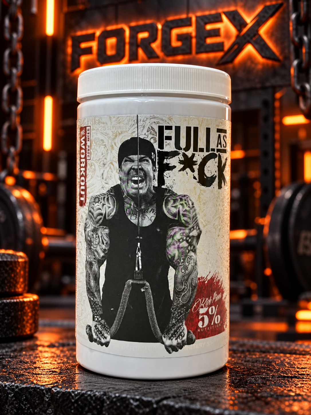 5% Nutrition Rich Piana — Full As Fuck 375 г — Не указан