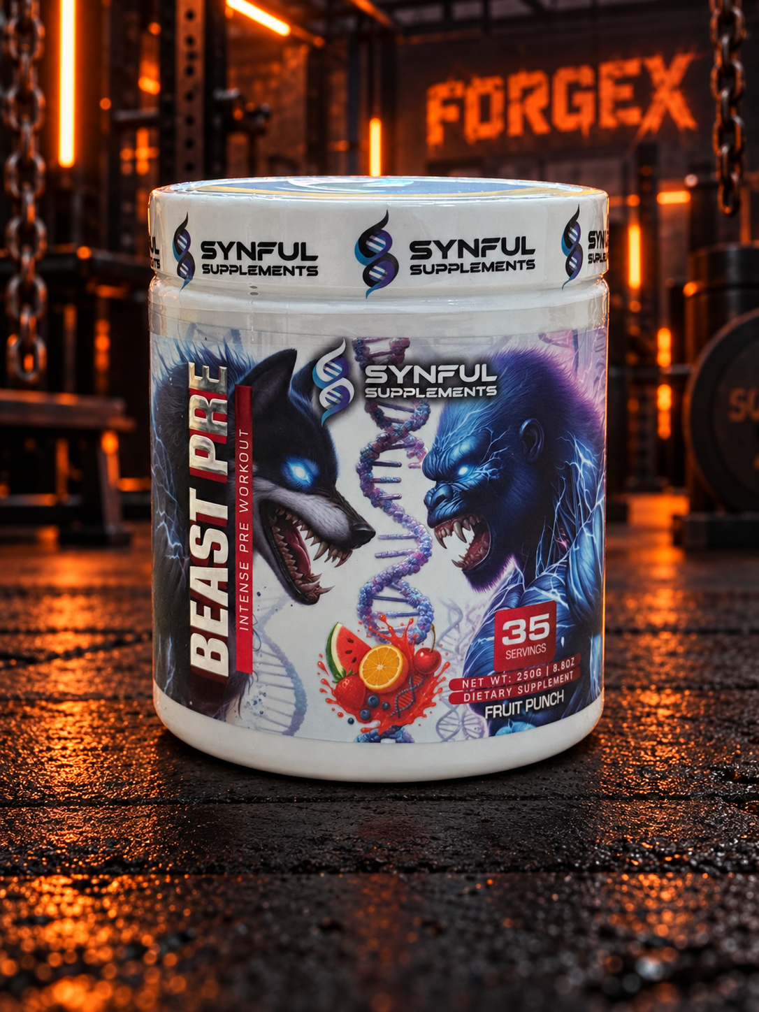 Synful Supplements Beast Pre — 250 г — Фруктовый пунш