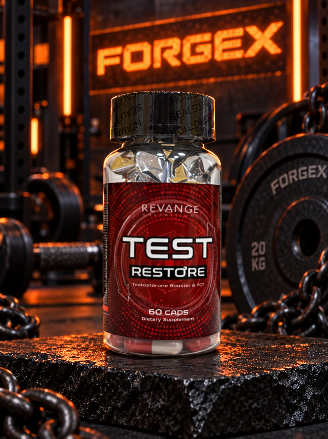 Revange Nutrition - Test Restore 60 caps — Не указан