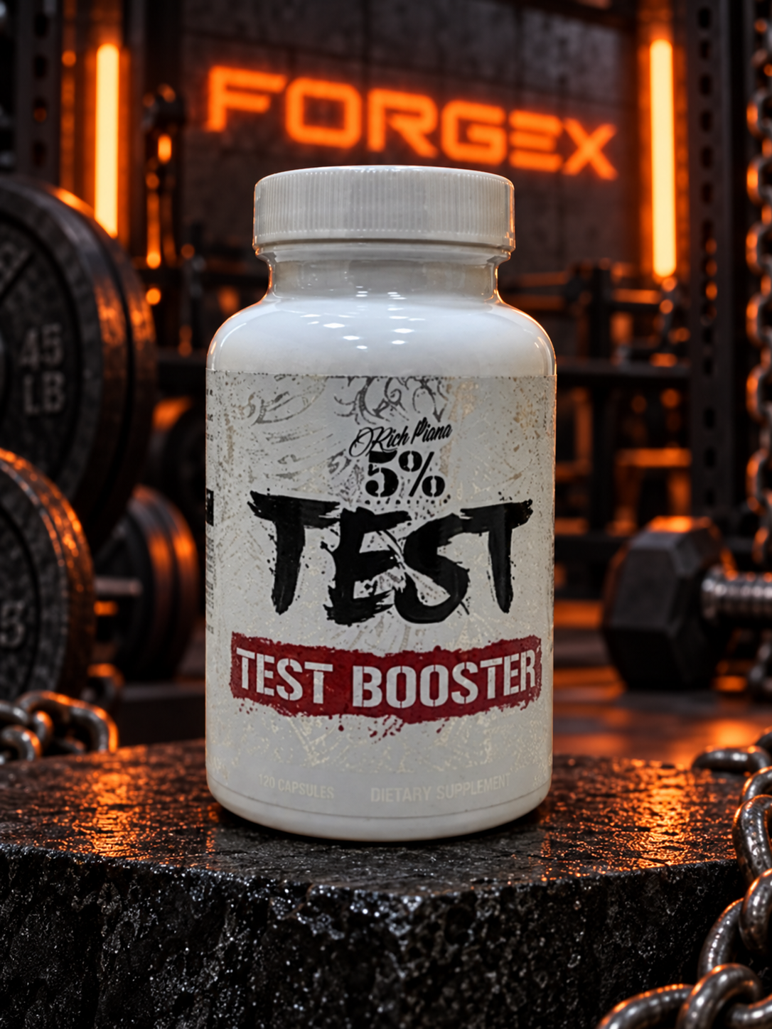 5% Nutrition Rich Piana - Test Booster 120 caps — Не указан