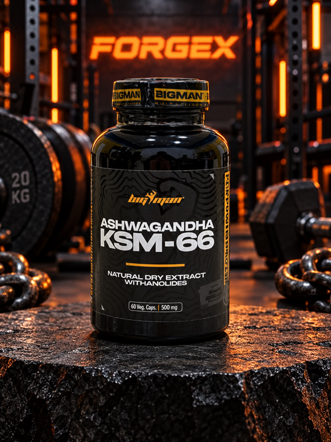 Big Man Nutrition Ashwagandha KSM-66 — Не указан