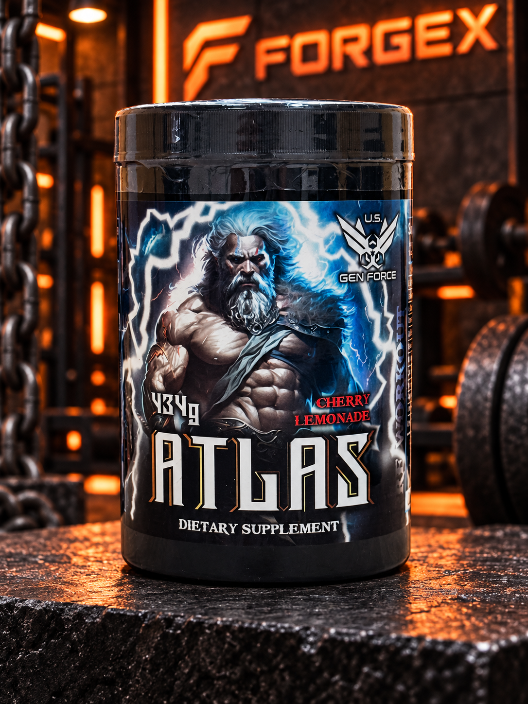 ATLAS Pre-Workout — 434 г — Вишнёвый лимонад