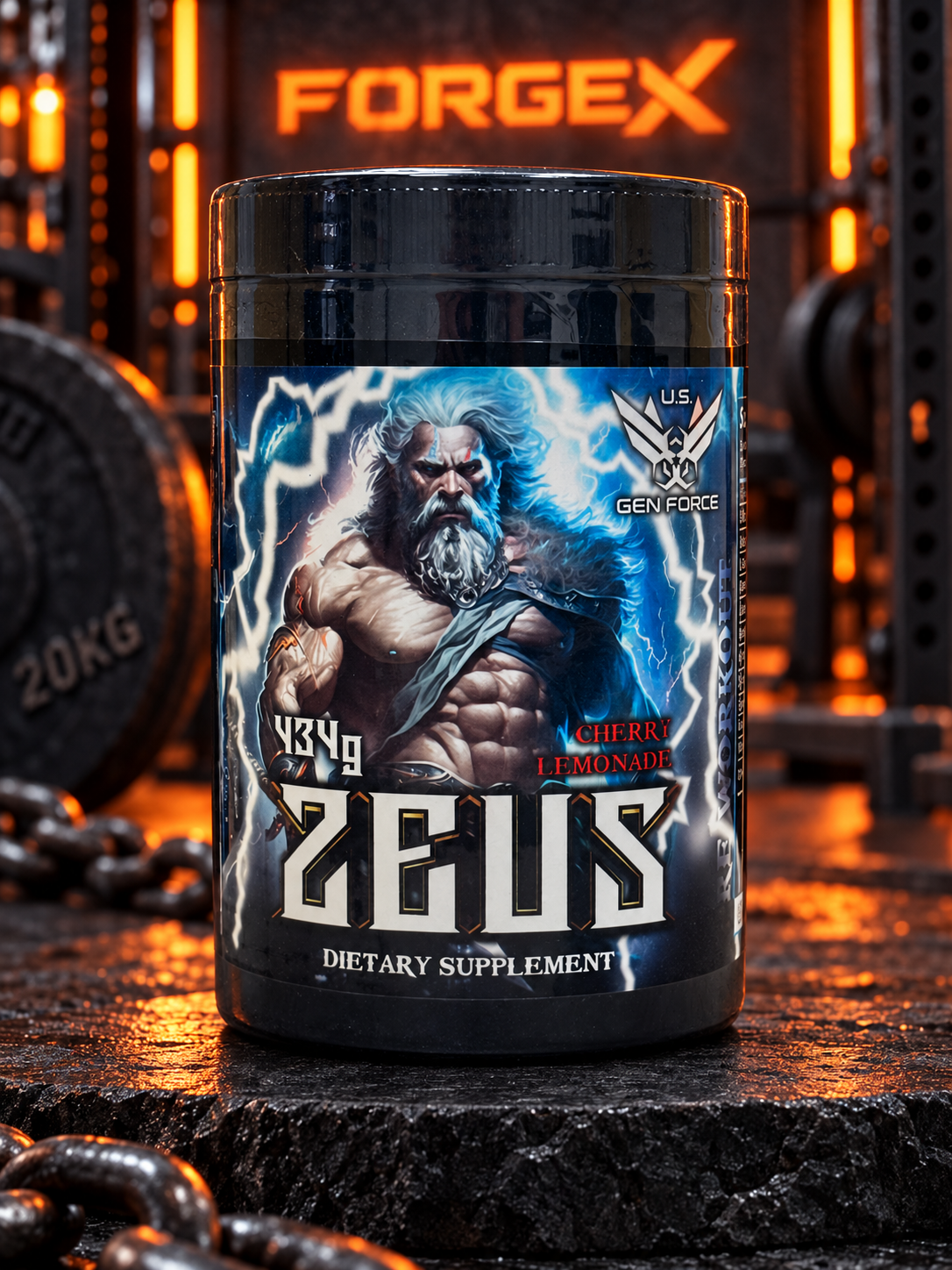ZEUS Pre-Workout — Вишнёвый лимонад