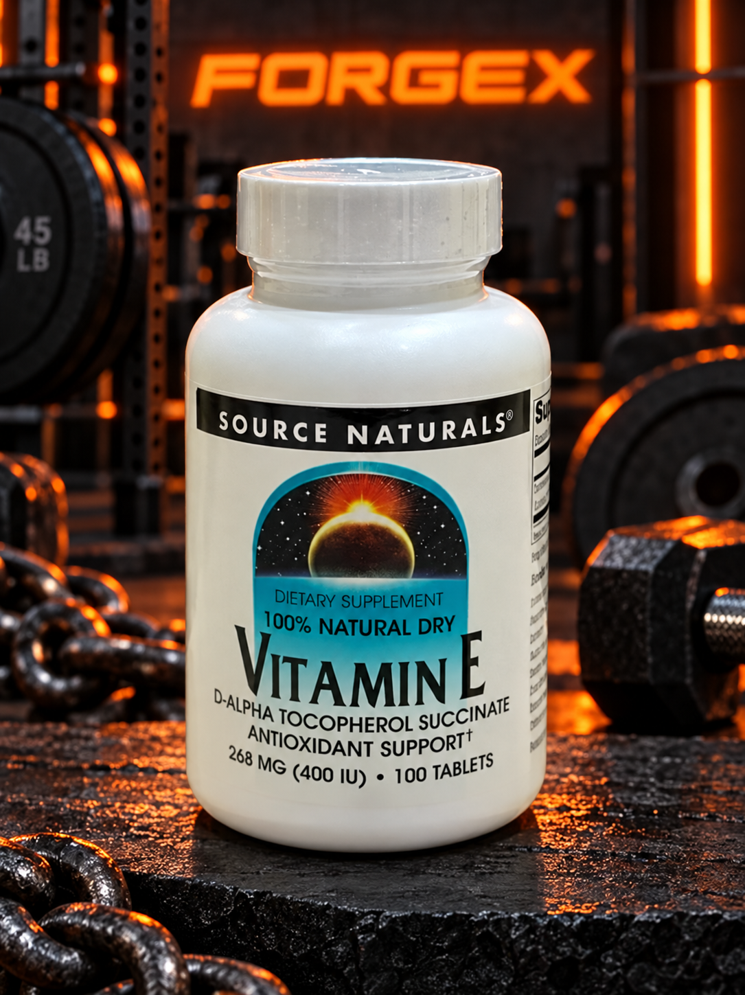 Source Naturals VIT E 400 IU -100 tabl — Не указан