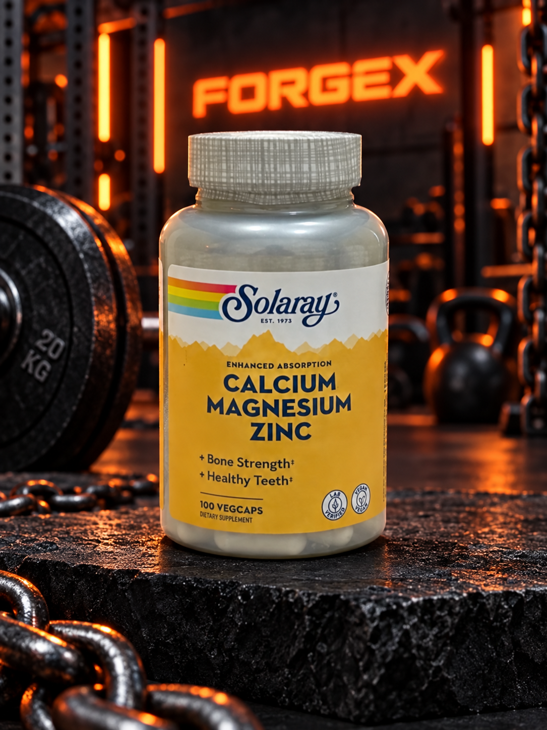 Solaray Calcium Magnesium Zink — Не указан