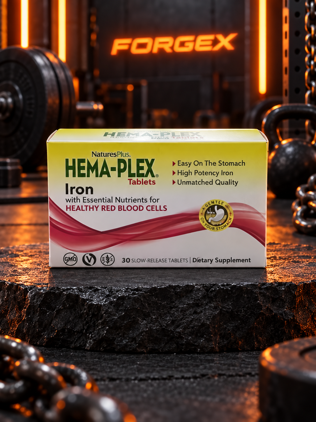 NaturesPlus, Hema-Plex® Iron — Не указан