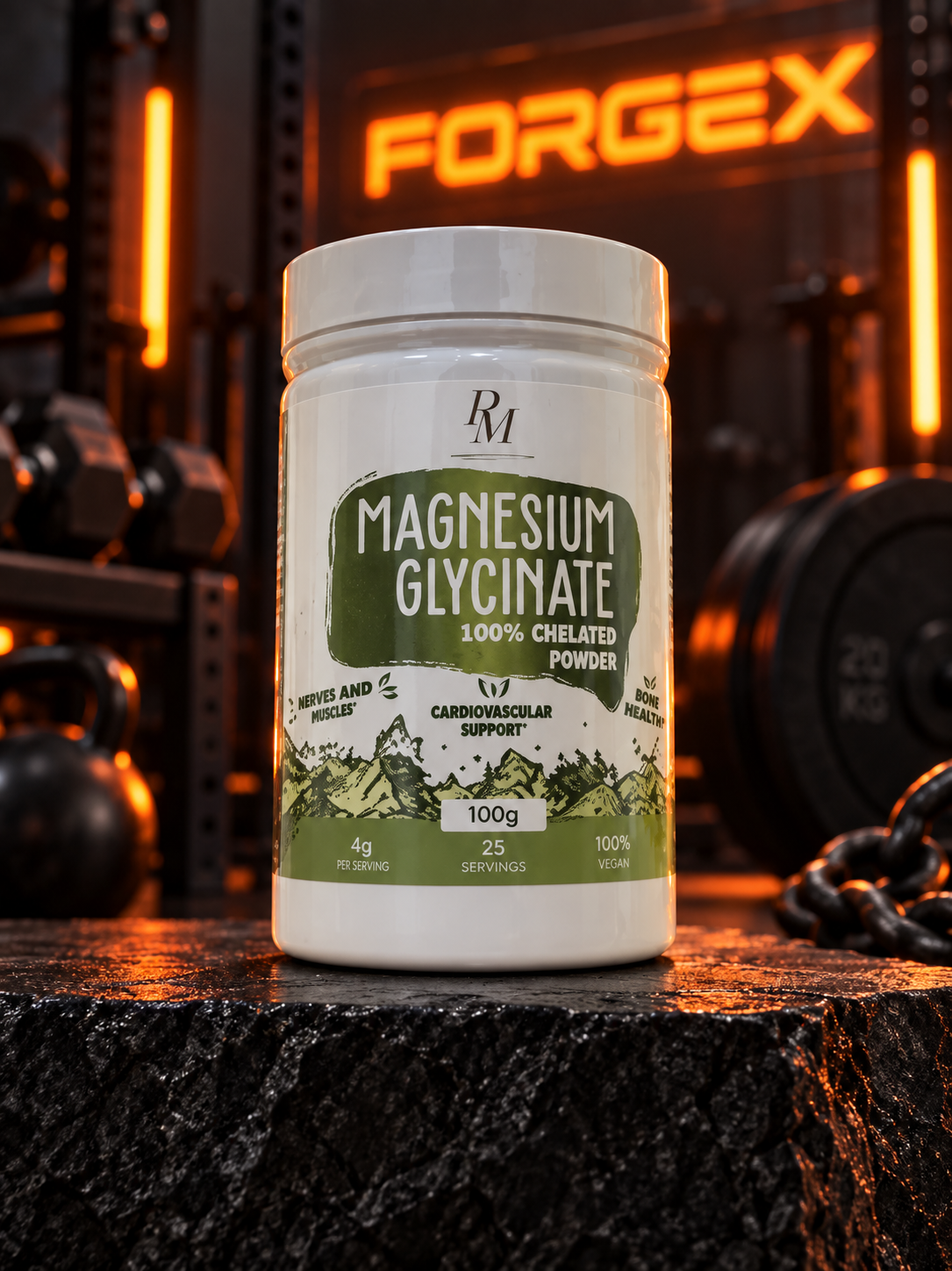 PM Organic Nutrition - Magnesium Glycinate — Не указан