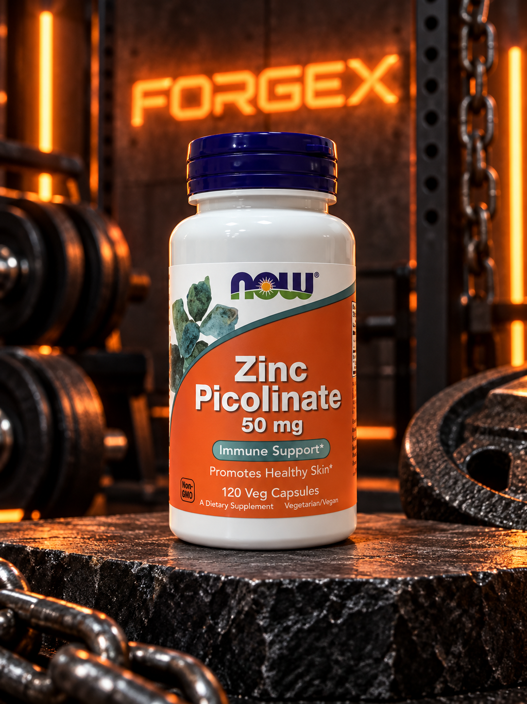 NOW Zinc Picolinate 50 mg — Не указан