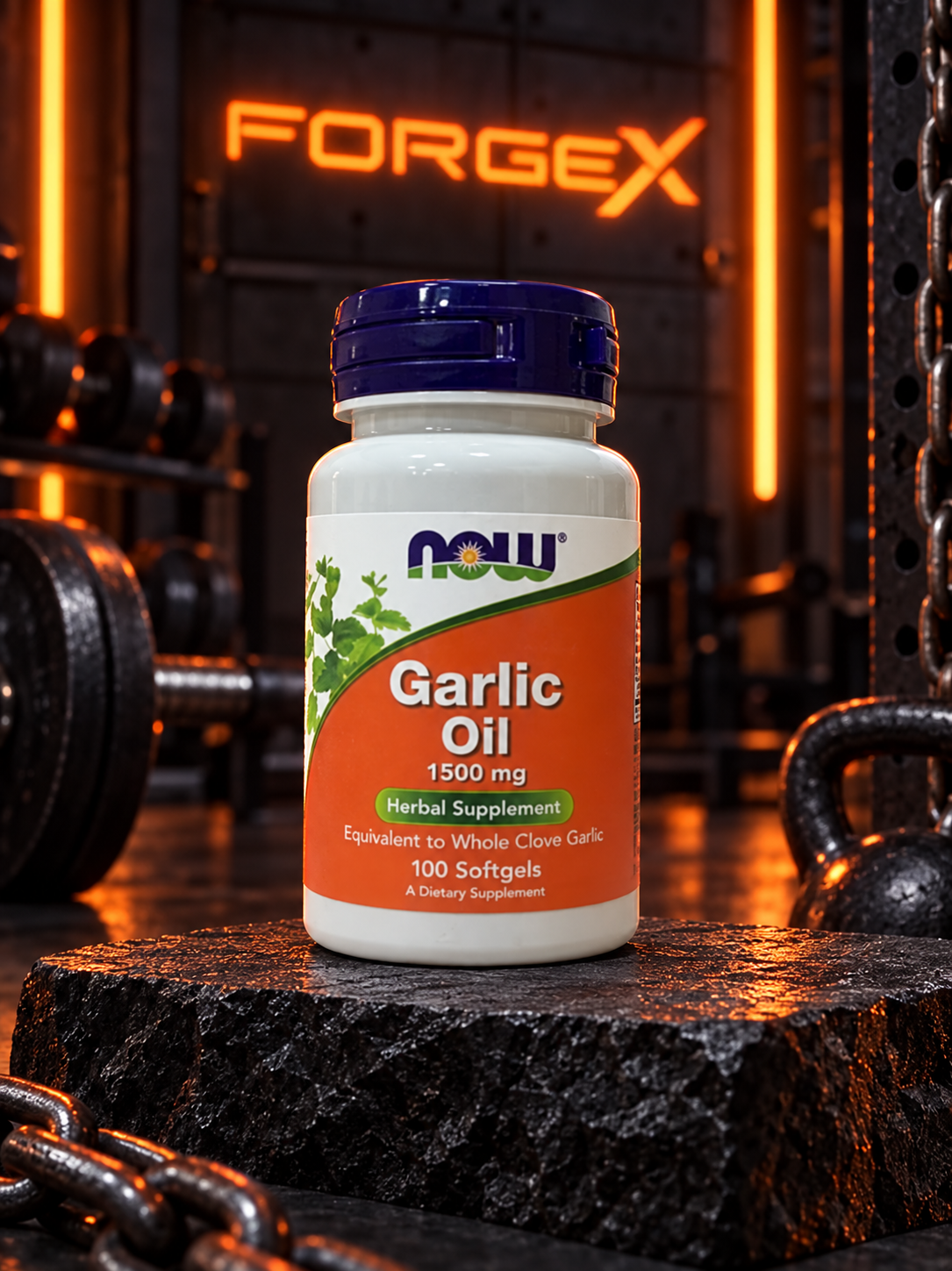 NOW - Garlic Oil 100 softgels — Не указан