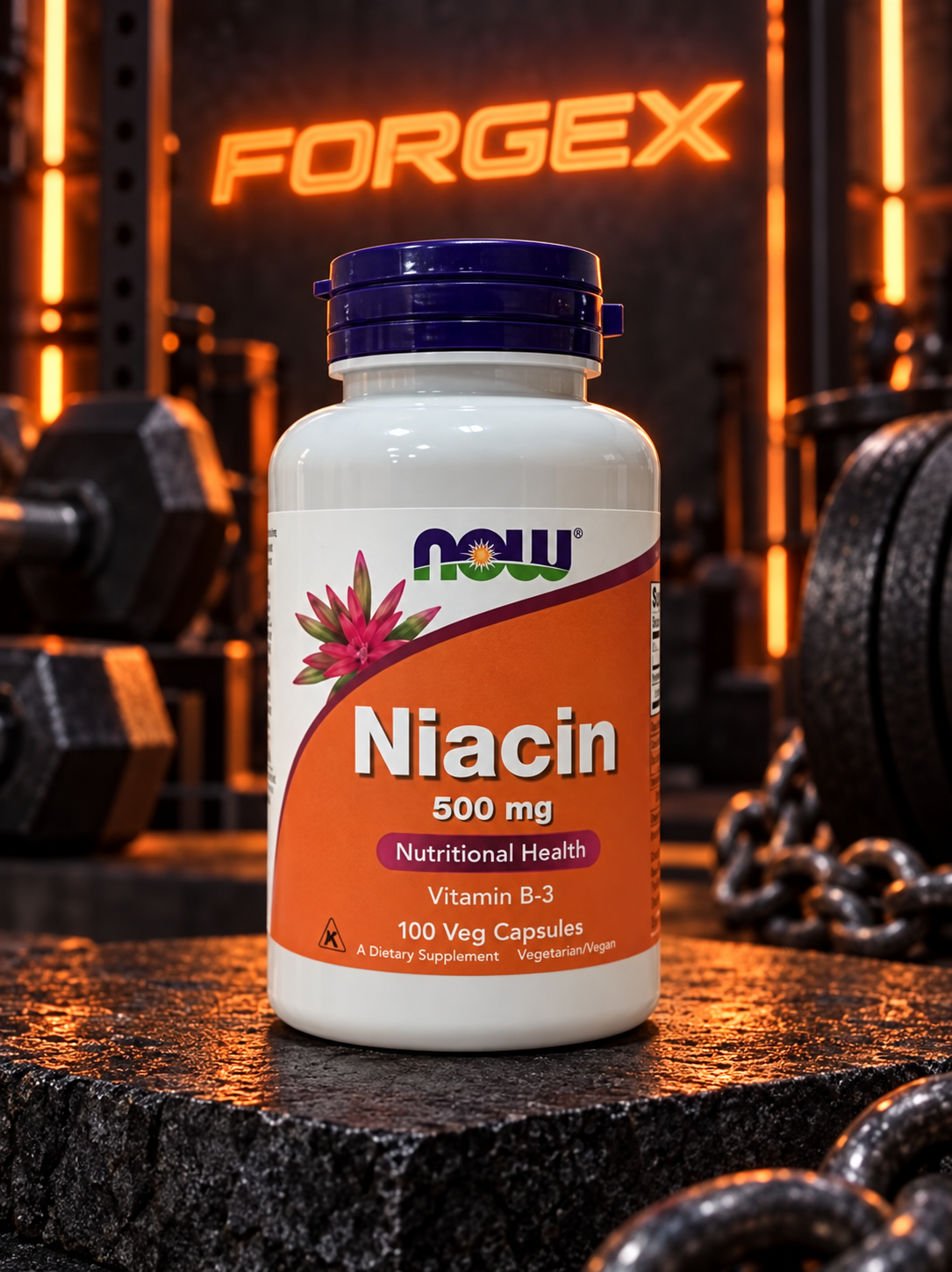 NOW - Niacin 100 caps — Не указан