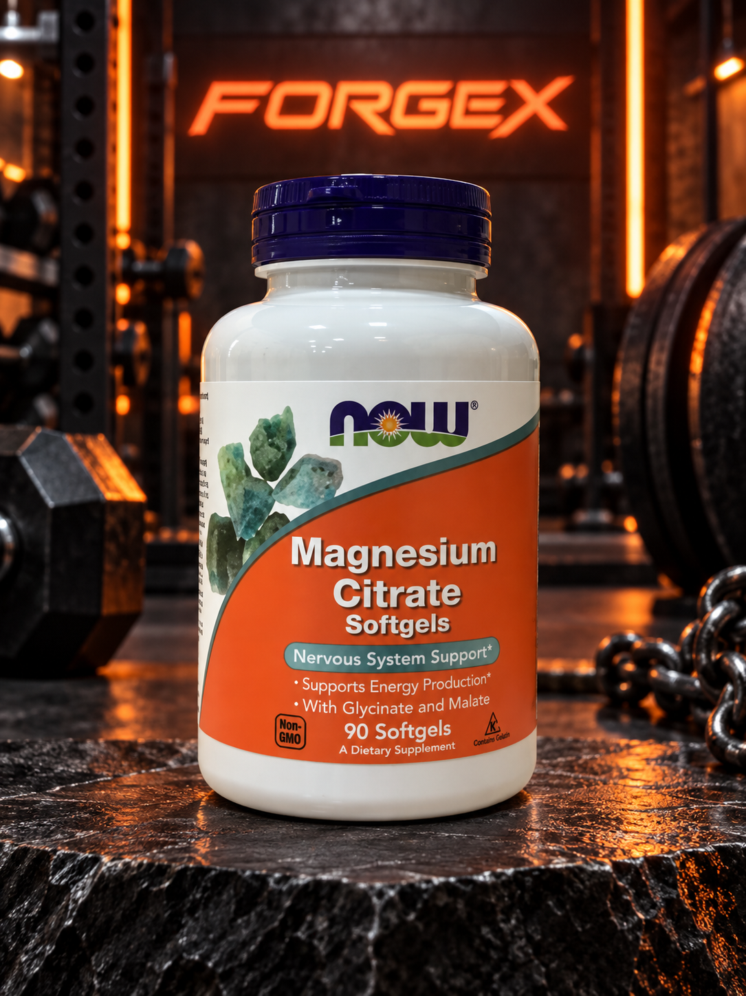 NOW - Magnesium Citrate 90 softgels — Не указан
