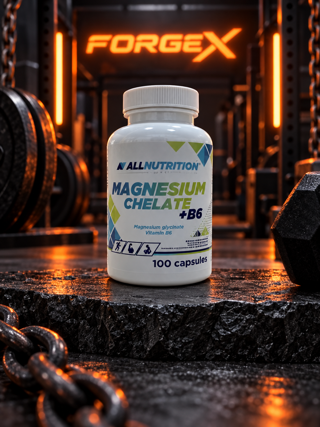 AllNutrition Magnesium Chelate + B6 — Не указан