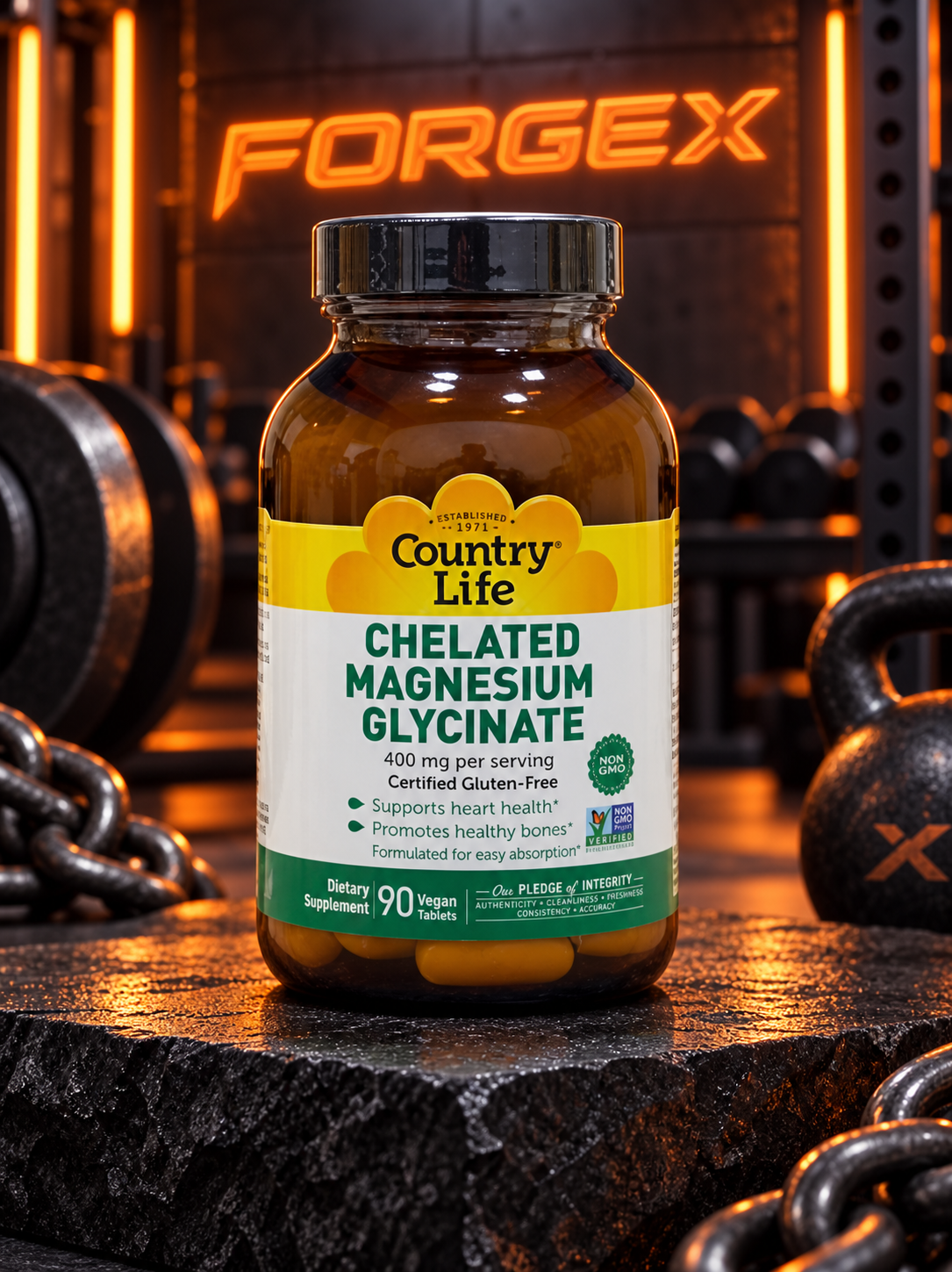 Magnesium Chelate от Country Life — Не указан