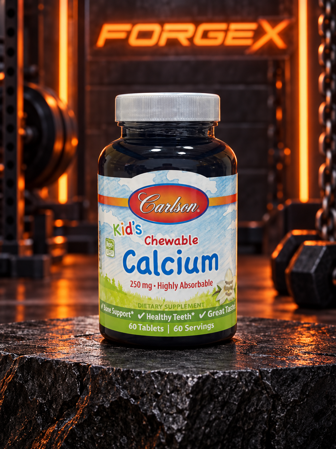 Carlson Kid's Chewable Calcium 250 mg — Не указан