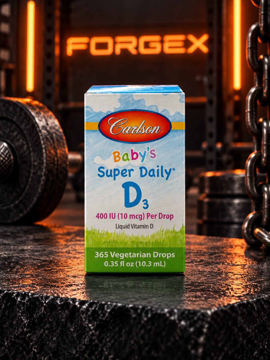 Carlson Baby's Super Daily D3 400 IU (10 mcg) Per Drop — Не указан