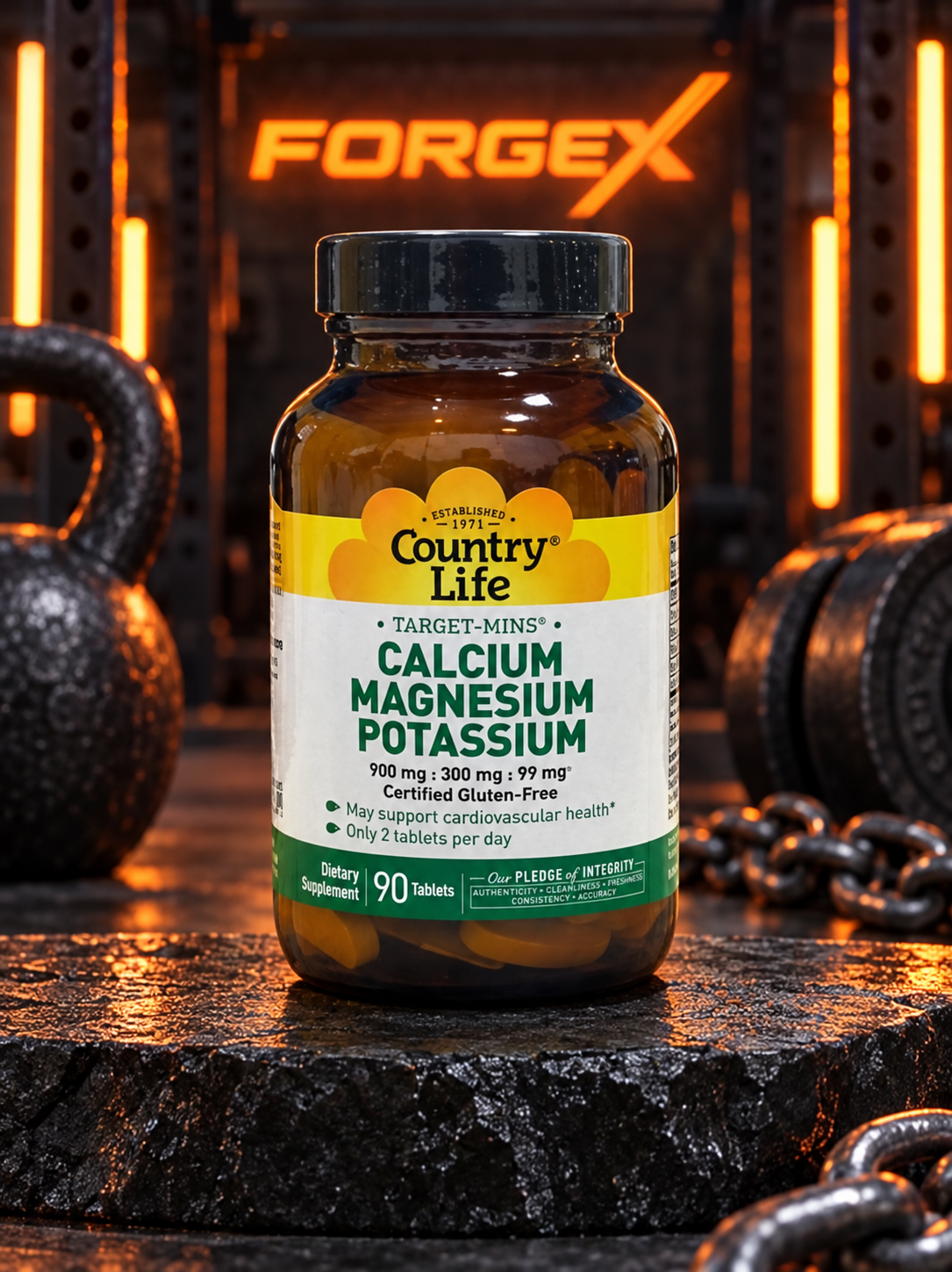 Country Life Calcium Magnesium Potassium — Не указан