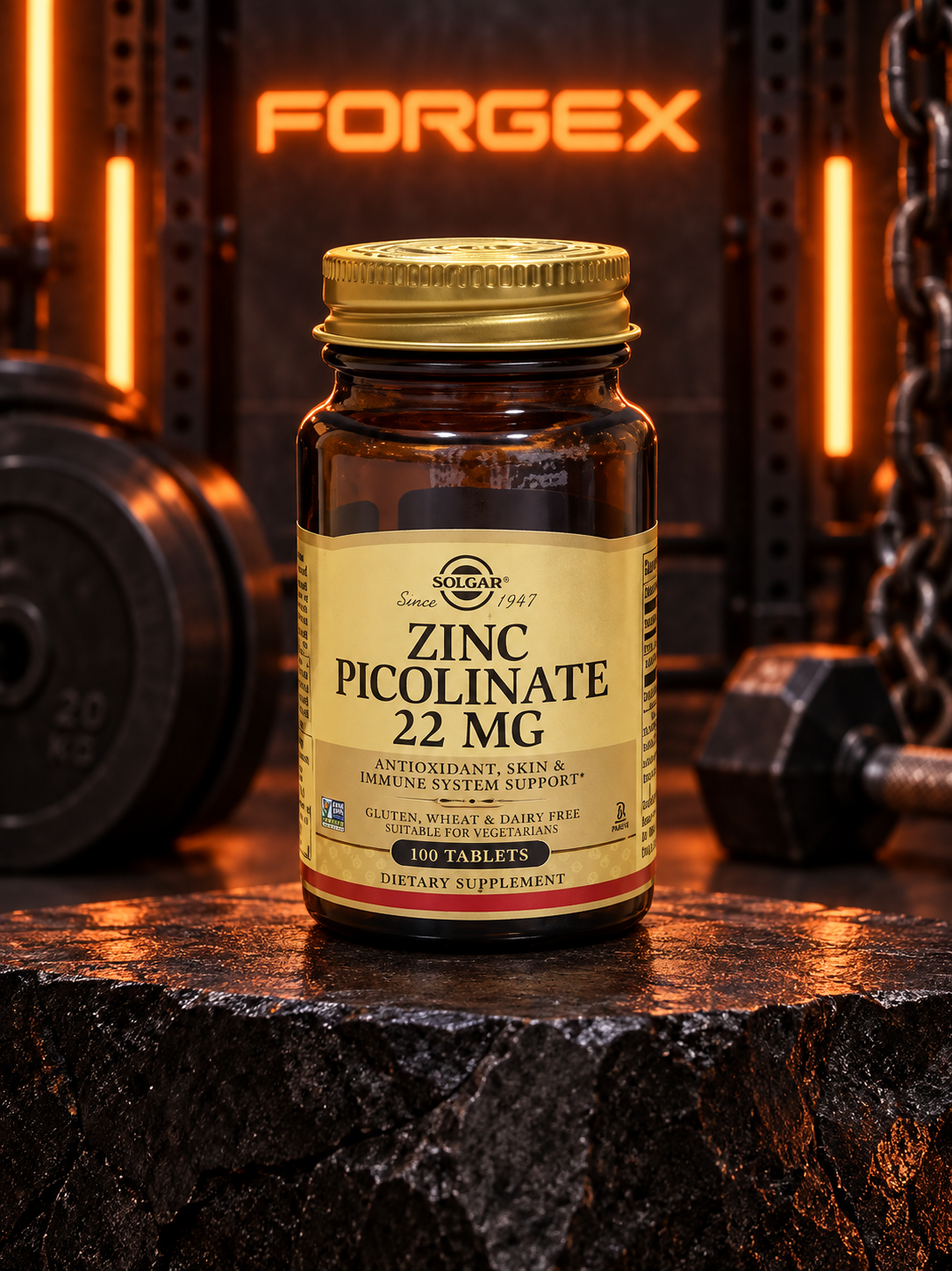 Solgar Zinc Picolinate 22 mg — Не указан